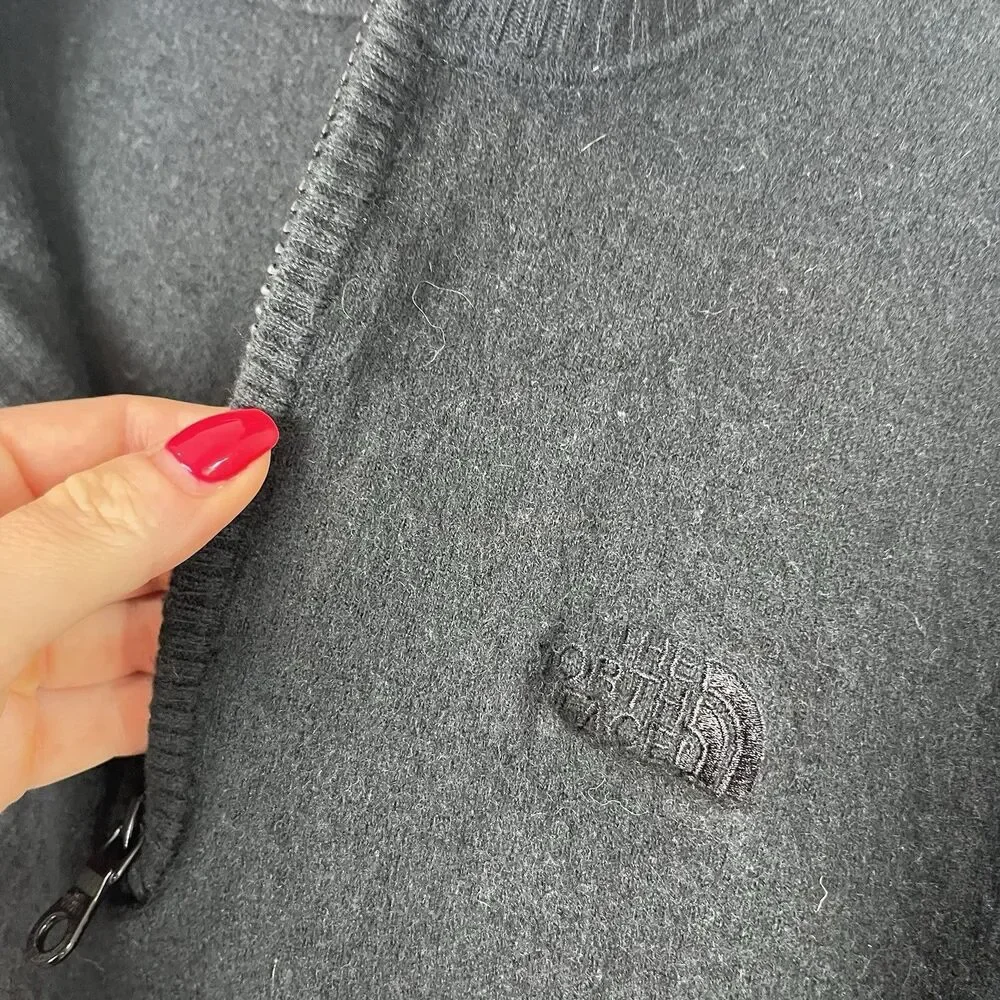 The North Face 1/4 Zip Pullover 100%‎ Polyester Jacket Men's XL Black​